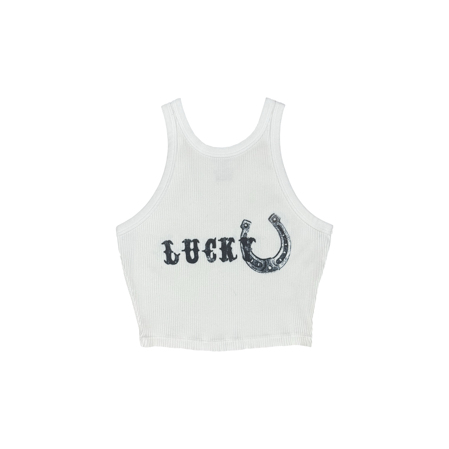 WITHOUT A CAUSE Lucky U Cropped Tank Top