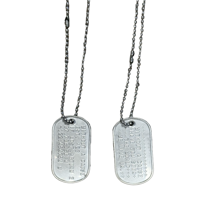 WITHOUT A CAUSE Dog Tags