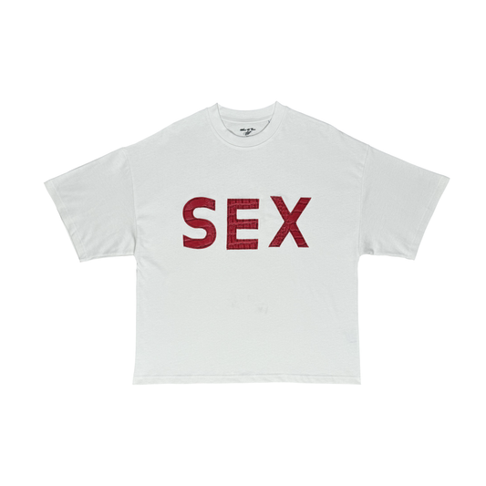 WITHOUT A CAUSE SEX TEE white