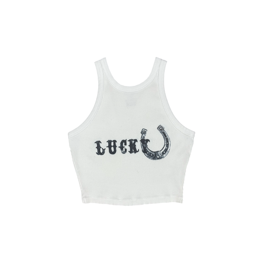 WITHOUT A CAUSE Lucky U Cropped Tank Top