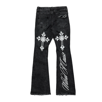 WITHOUT A CAUSE Women's Skinny Flare Jeans